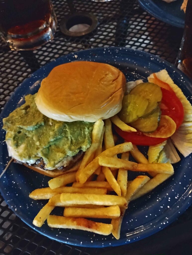 Hamburguesa con guacamole