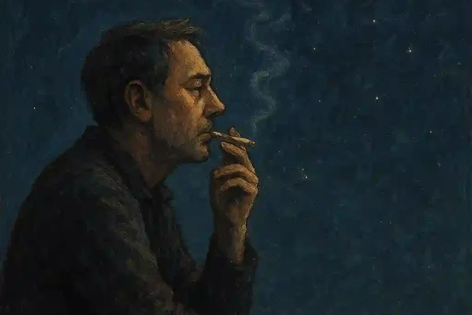 Poema Bañado en cenizas